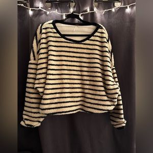 Free People - Striped Polar Sweater Size M